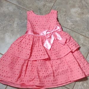 La Princess Coral Eyelet Dress